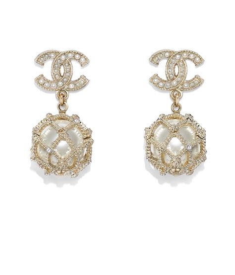 chanel costume earrings 2019|Chanel costume earrings price.